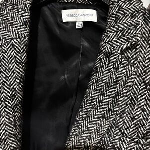 Rebecca Minkoff Monochrome Herringbone Jacket